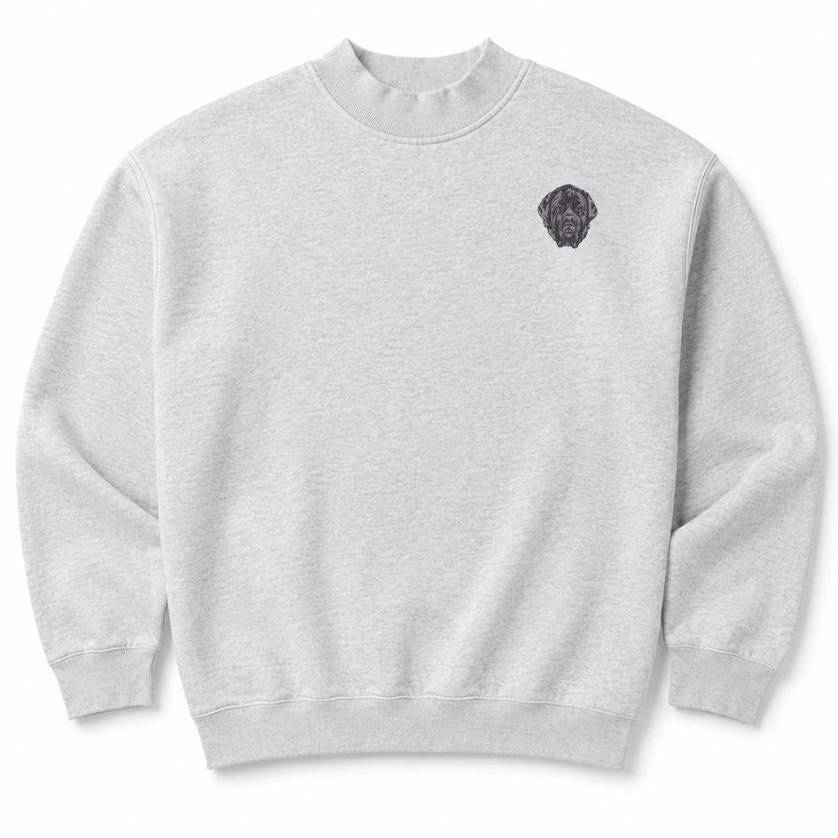 Mastiff Embroidered Mock Neck Sweatshirt
