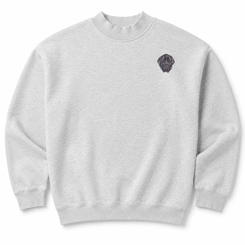 Mastiff Embroidered Mock Neck Sweatshirt