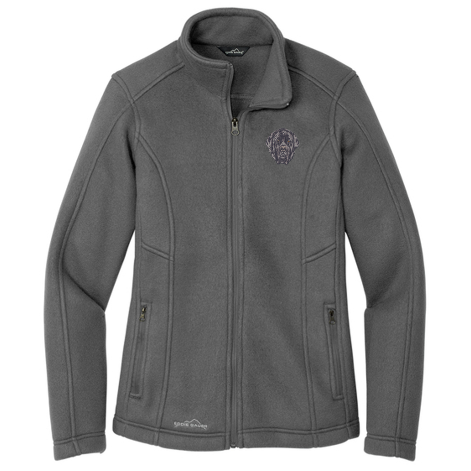 Mastiff Embroidered Women's Fleece Jacket