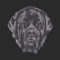 Mastiff Embroidered Wearable Blanket