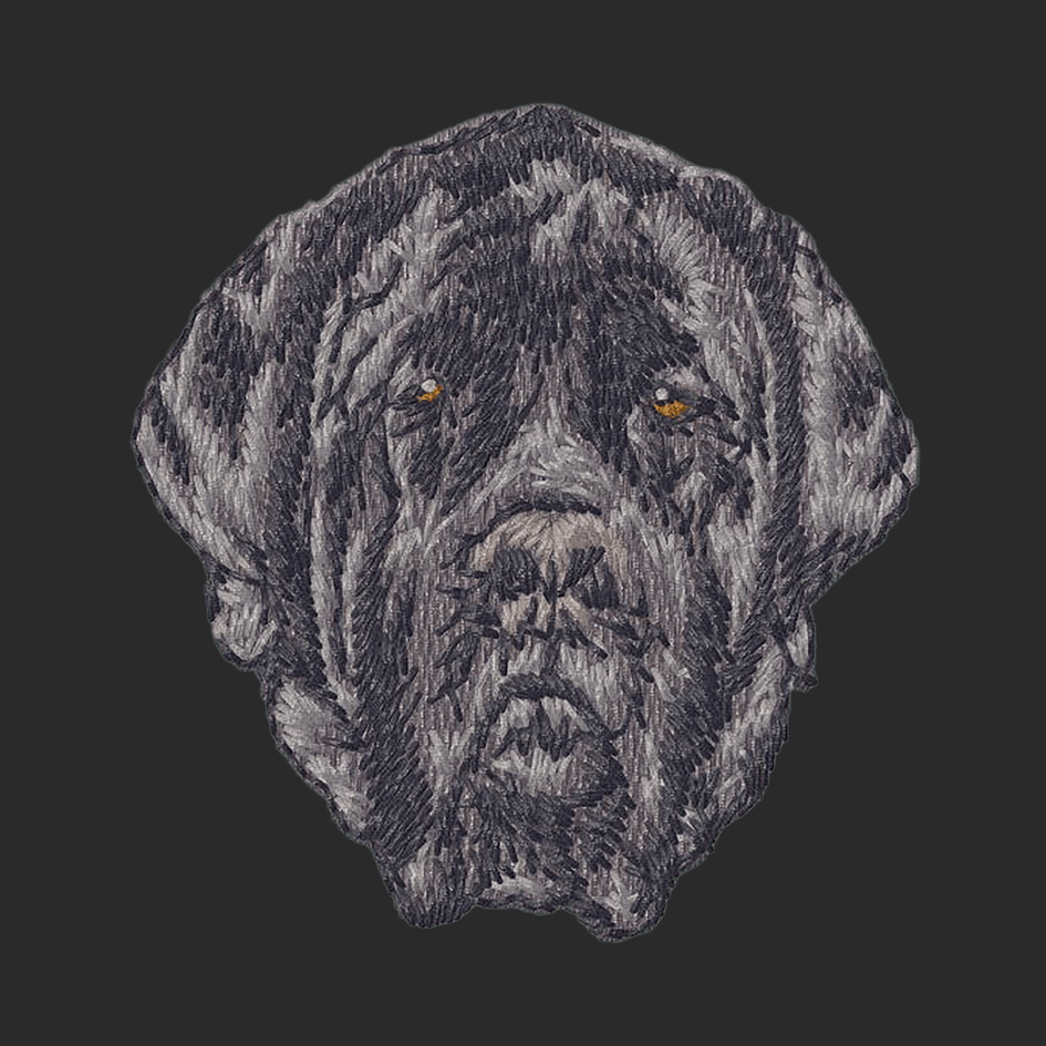 Mastiff Embroidered Wearable Blanket
