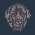 Mastiff Embroidered Wearable Blanket
