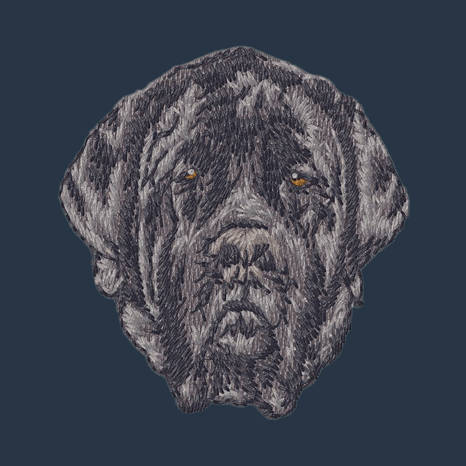 Mastiff Embroidered Wearable Blanket