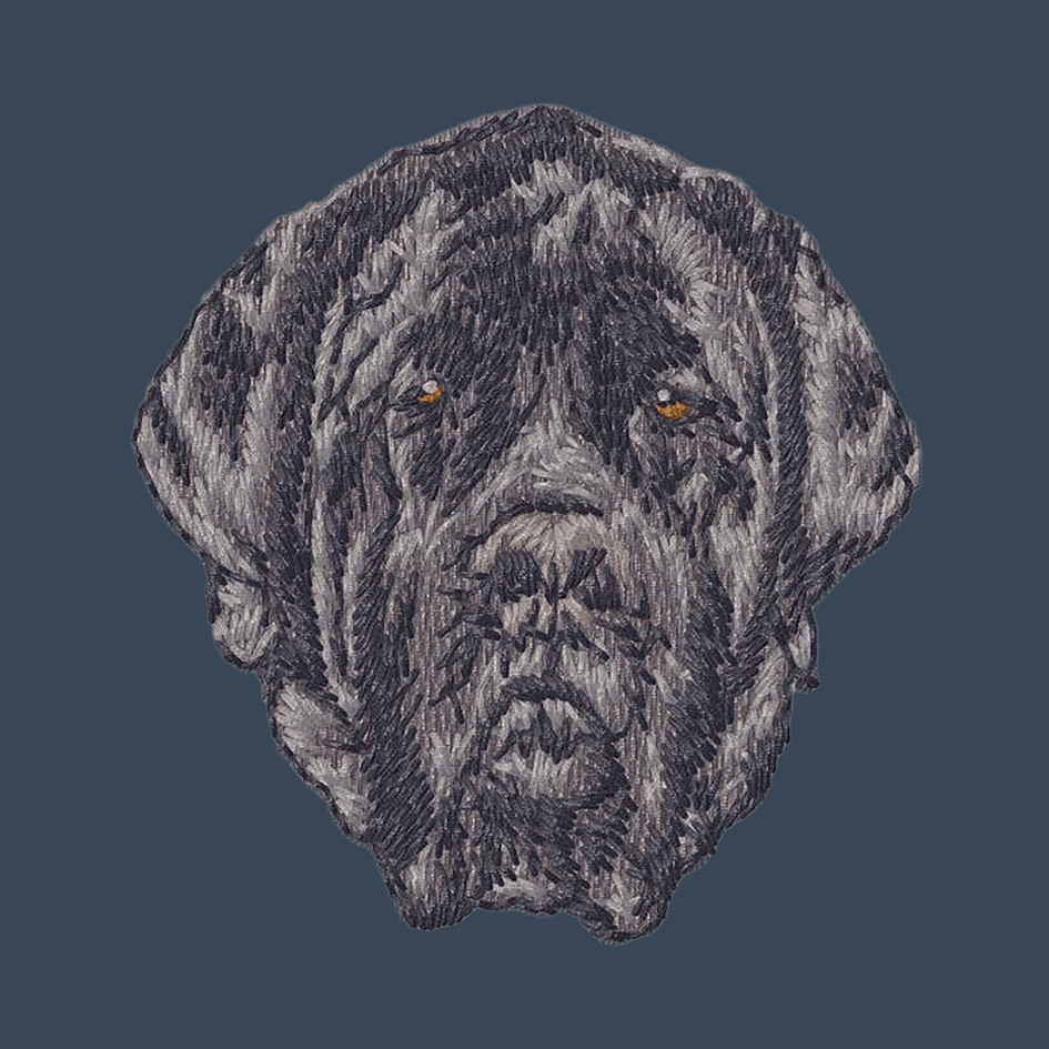 Mastiff Embroidered Women's Denim Shirt