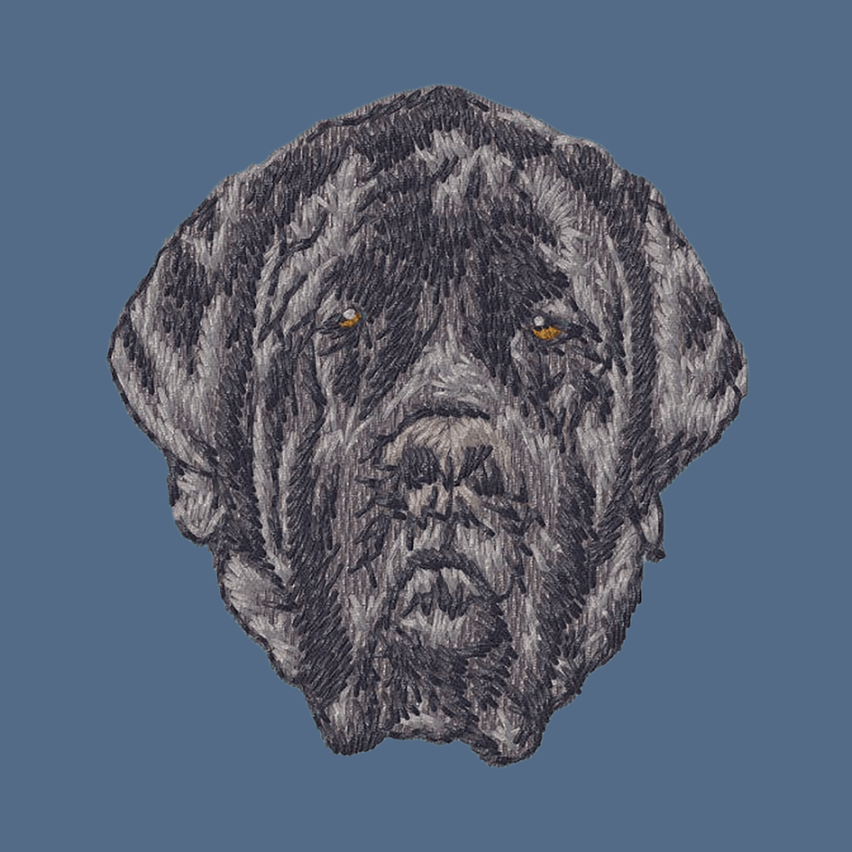 Mastiff Embroidered Women's Denim Shirt