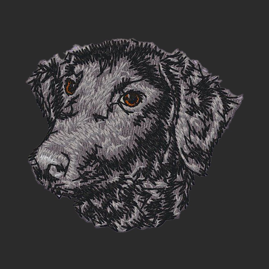 Curly Coated Retriever Embroidered Classic Long Sleeve Shirt
