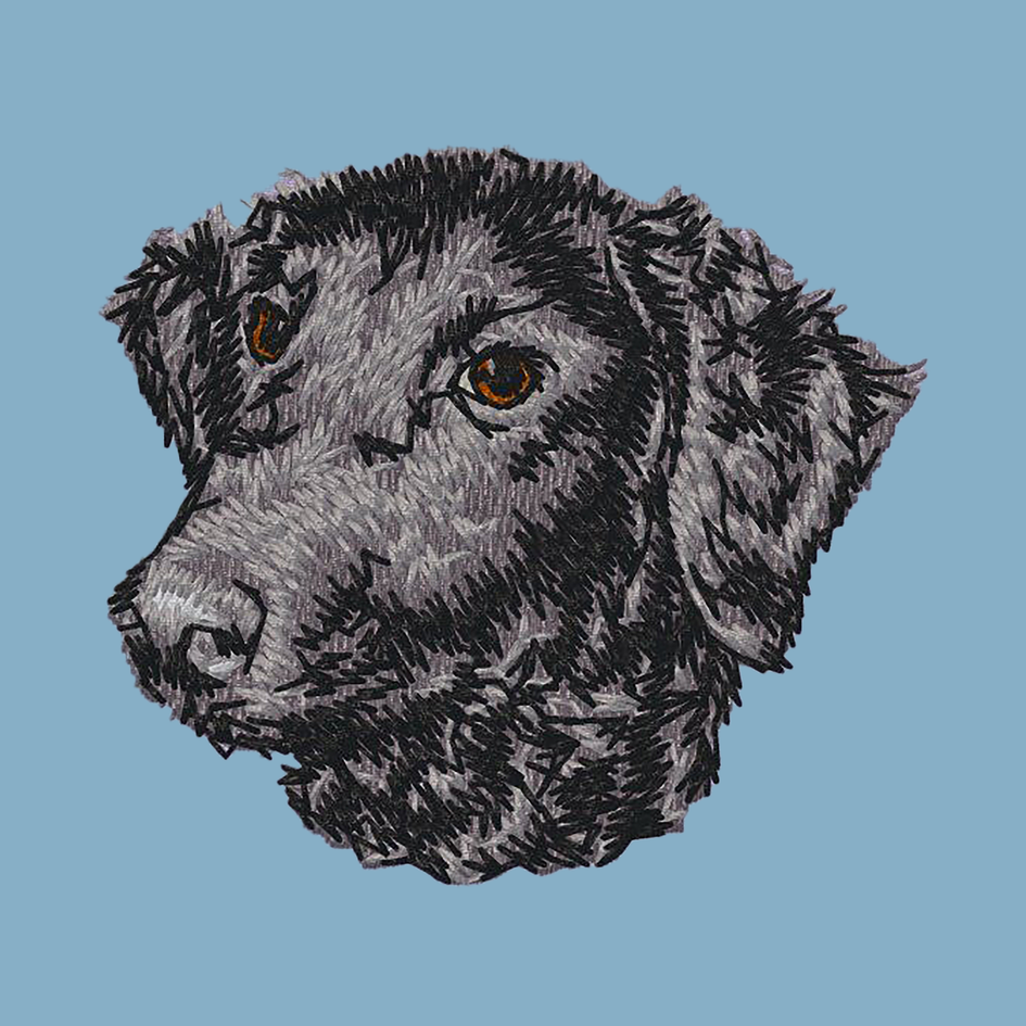 Curly Coated Retriever Embroidered Classic Long Sleeve Shirt
