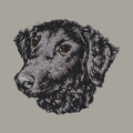 Curly Coated Retriever Embroidered Classic Long Sleeve Shirt