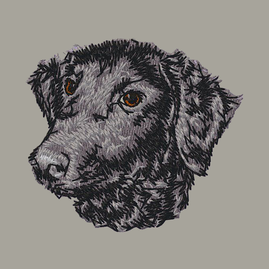 Curly Coated Retriever Embroidered Classic Long Sleeve Shirt