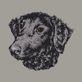 Curly-Coated Retriever Embroidered Sweatshirt Hoodie