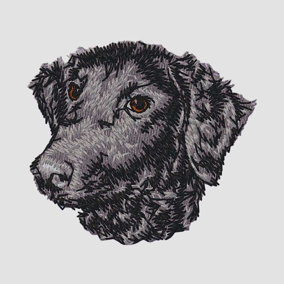 Curly Coated Retriever Embroidered Classic Long Sleeve Shirt