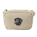 Curly-Coated Retriever Embroidered Crossbody Bag