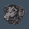 Curly-Coated Retriever Embroidered Baseball Cap