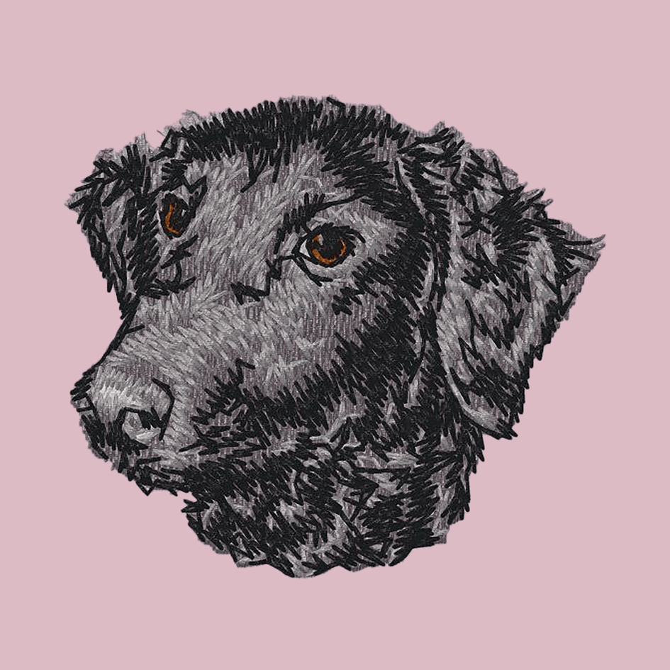 Curly-Coated Retriever Embroidered Baseball Cap