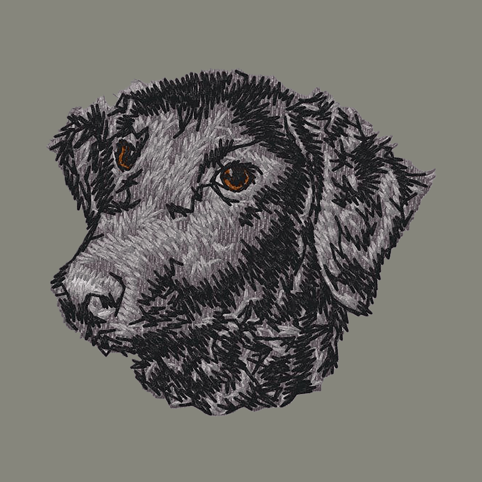Curly-Coated Retriever Embroidered Baseball Cap