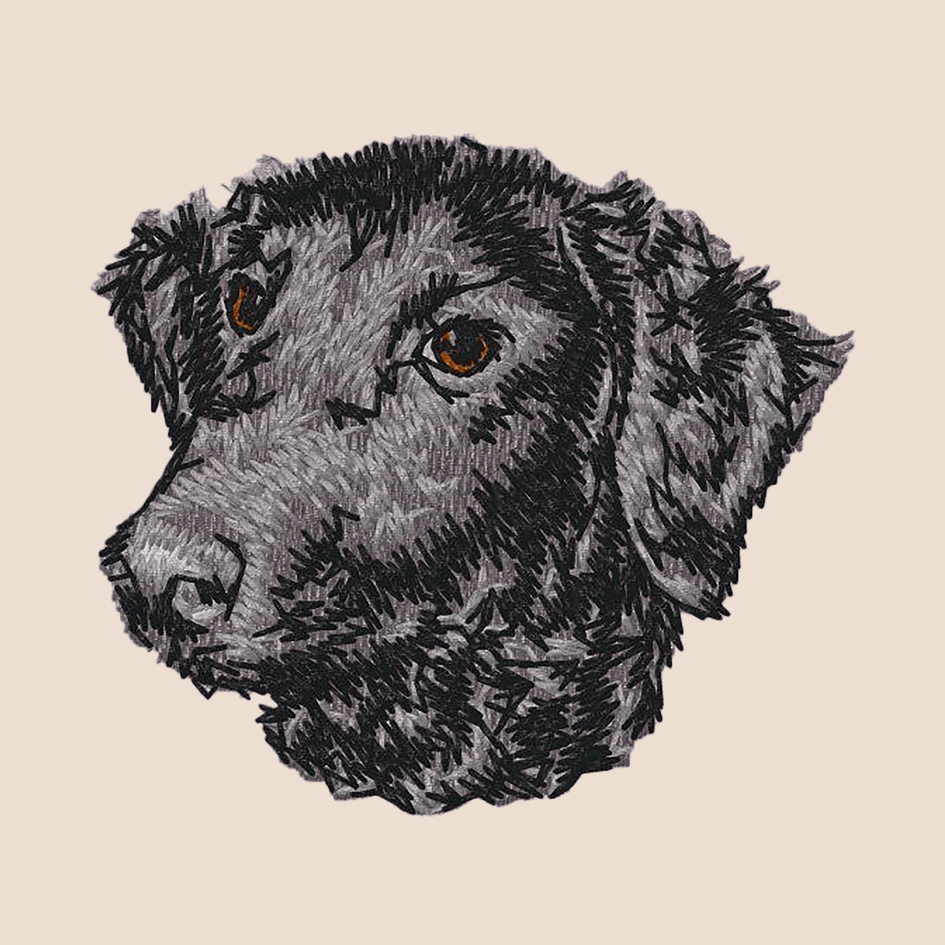 Curly-Coated Retriever Embroidered Tote
