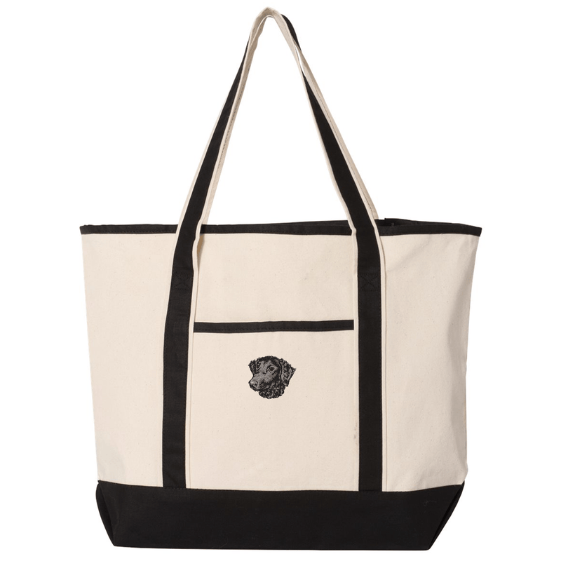Curly-Coated Retriever Embroidered Tote