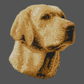 Labrador Retriever Embroidered Men's Fleece Jacket