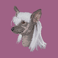 Chinese Crested Embroidered Classic Long Sleeve Shirt
