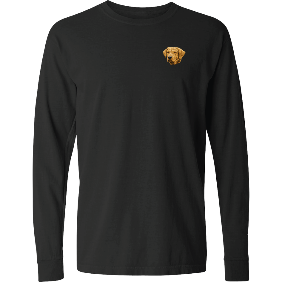 Chesapeake Bay Retriever Embroidered Classic Long Sleeve Shirt