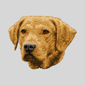 Chesapeake Bay Retriever Embroidered Mock Neck Sweatshirt