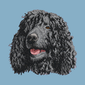 Irish Water Spaniel Embroidered Classic Long Sleeve Shirt