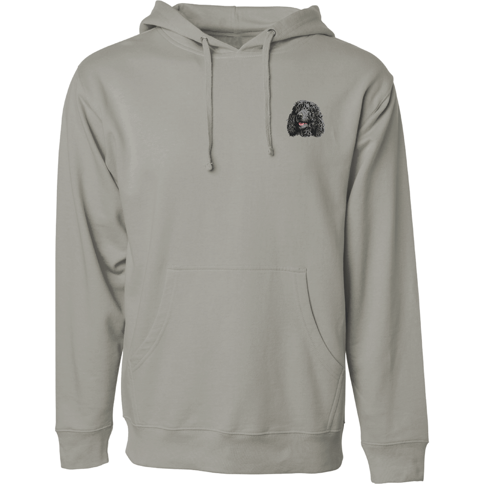 Irish Water Spaniel Embroidered Sweatshirt Hoodie