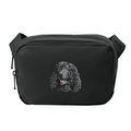 Irish Water Spaniel Embroidered Crossbody Bag