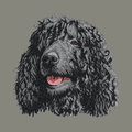Irish Water Spaniel Embroidered Baseball Cap