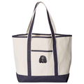 Irish Water Spaniel Embroidered Tote