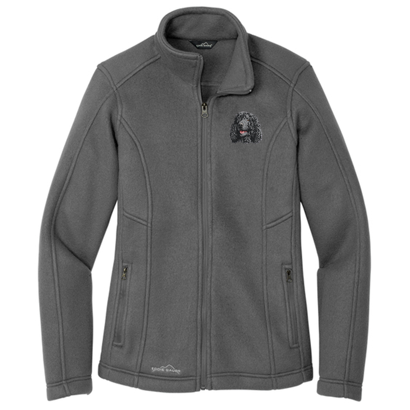 Irish Water Spaniel Embroidered Women's Fleece Jacket