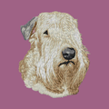Soft Coated Wheaten Terrier Embroidered Classic Long Sleeve Shirt