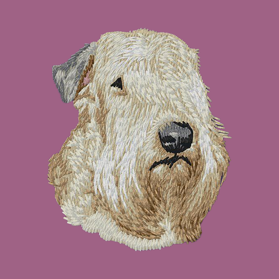 Soft Coated Wheaten Terrier Embroidered Classic Long Sleeve Shirt