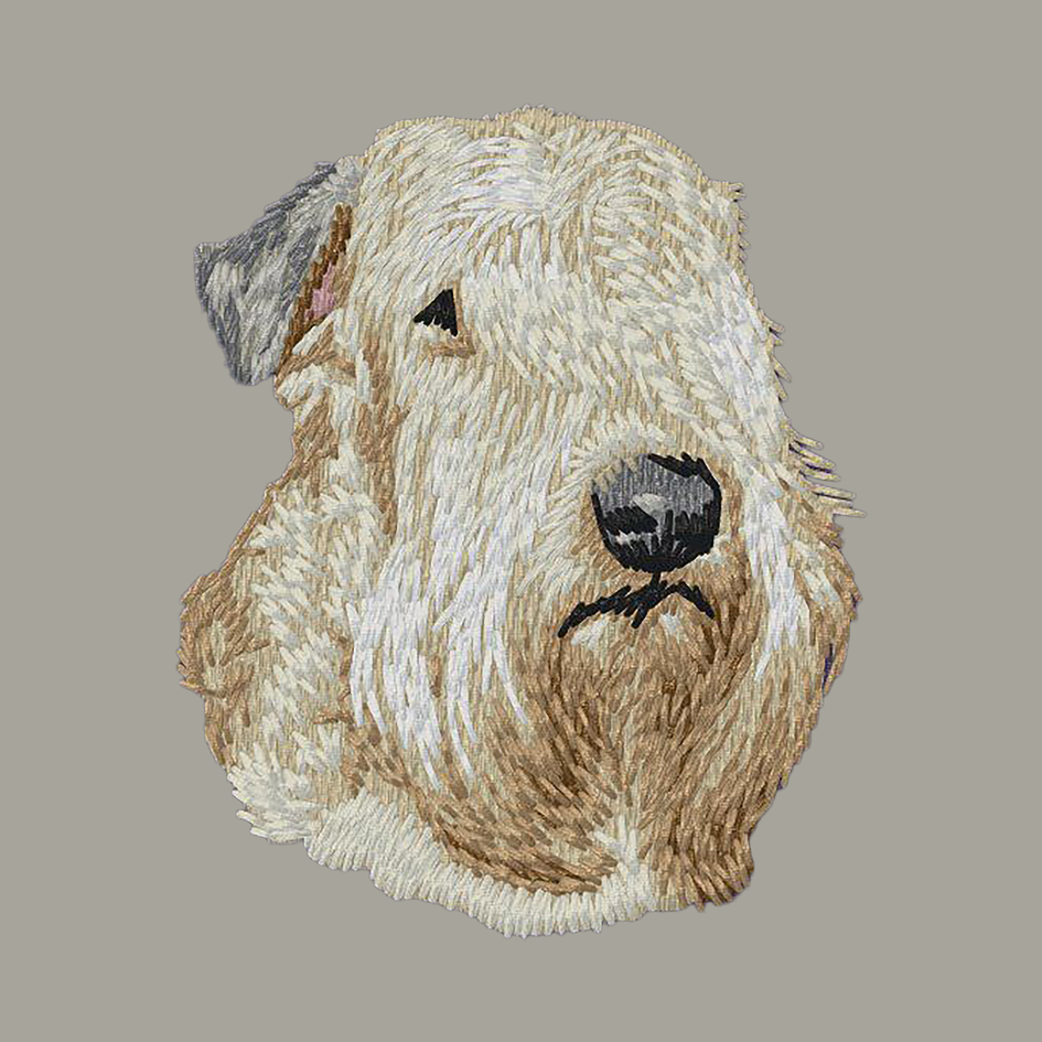 Soft Coated Wheaten Terrier Embroidered Classic Long Sleeve Shirt