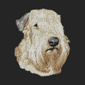 Soft Coated Wheaten Terrier Embroidered Sweatshirt Hoodie