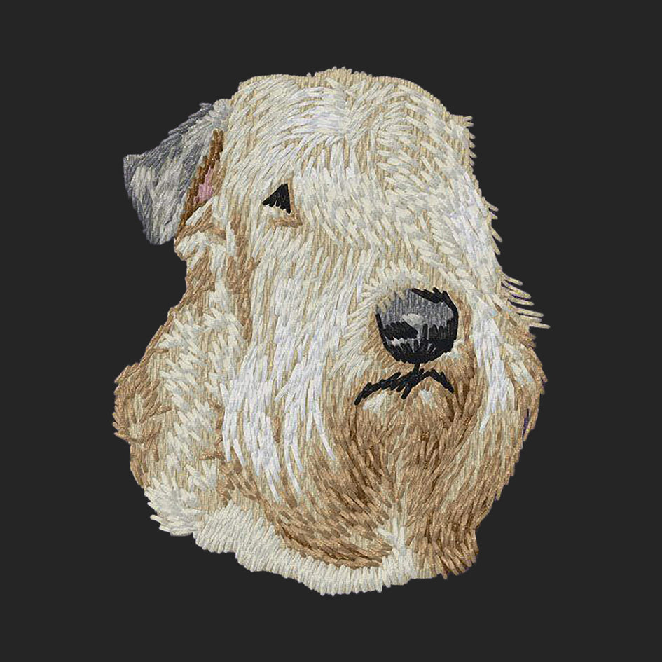 Soft Coated Wheaten Terrier Embroidered Sweatshirt Hoodie