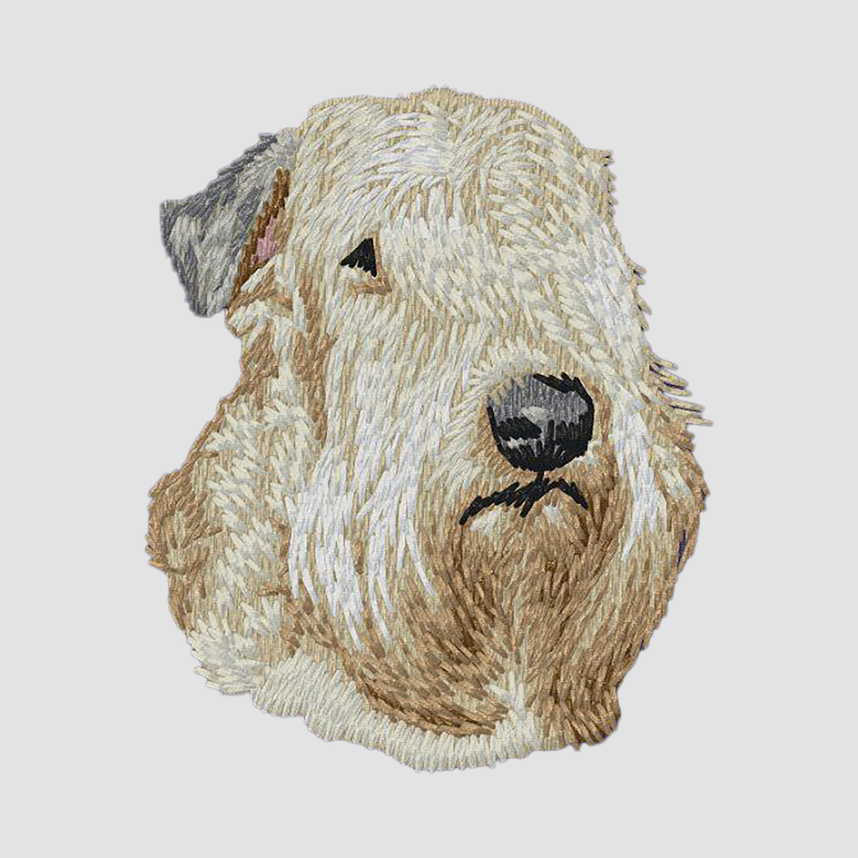 Soft Coated Wheaten Terrier Embroidered Classic Long Sleeve Shirt