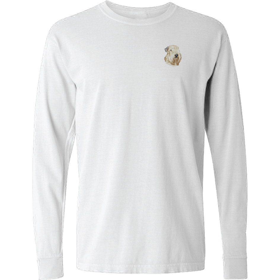 Soft Coated Wheaten Terrier Embroidered Classic Long Sleeve Shirt