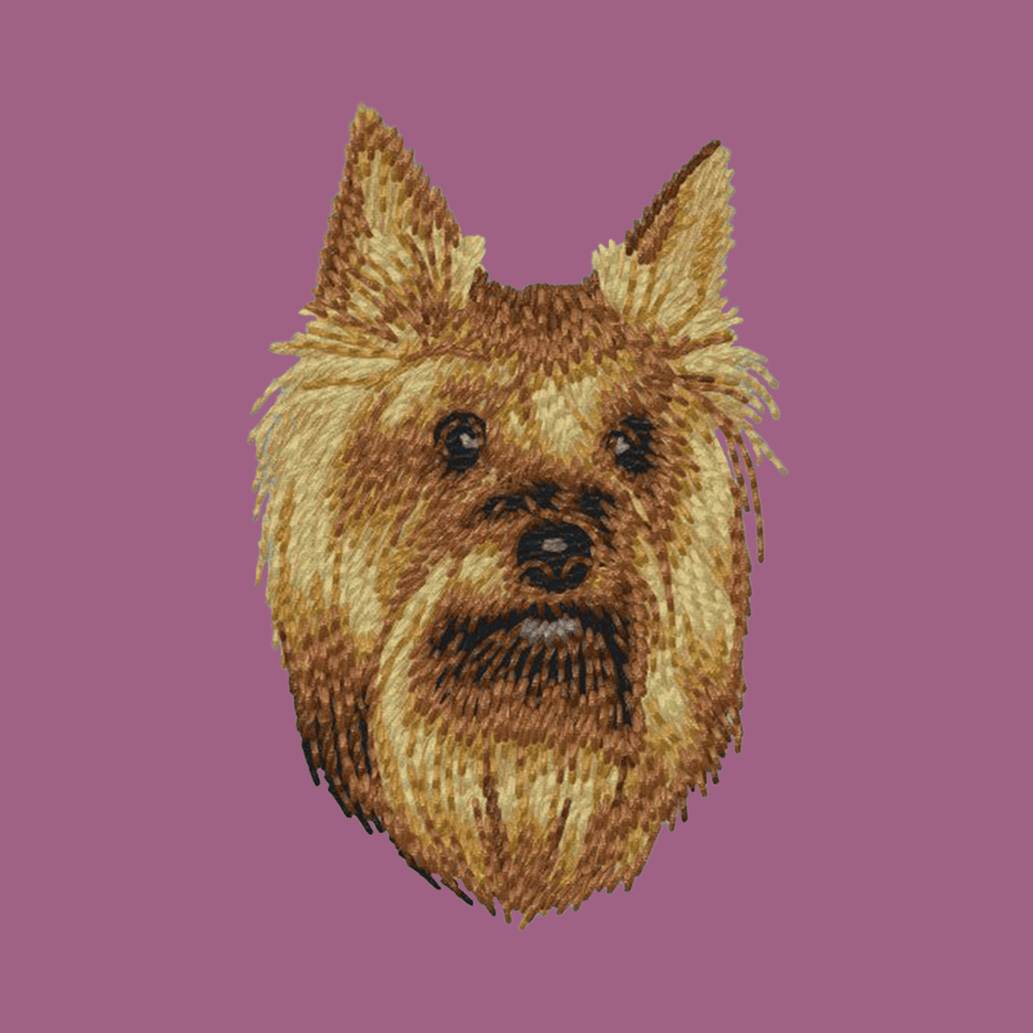 Yorkshire Terrier Embroidered Classic Long Sleeve Shirt