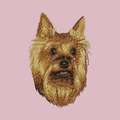 Yorkshire Terrier Embroidered Baseball Cap