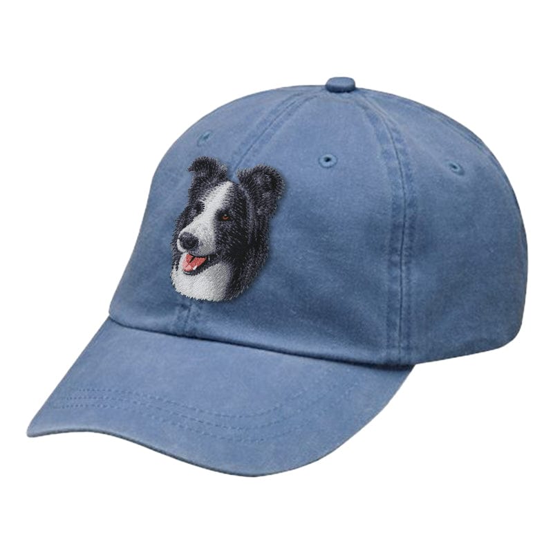 Border Collie Embroidered Baseball Cap
