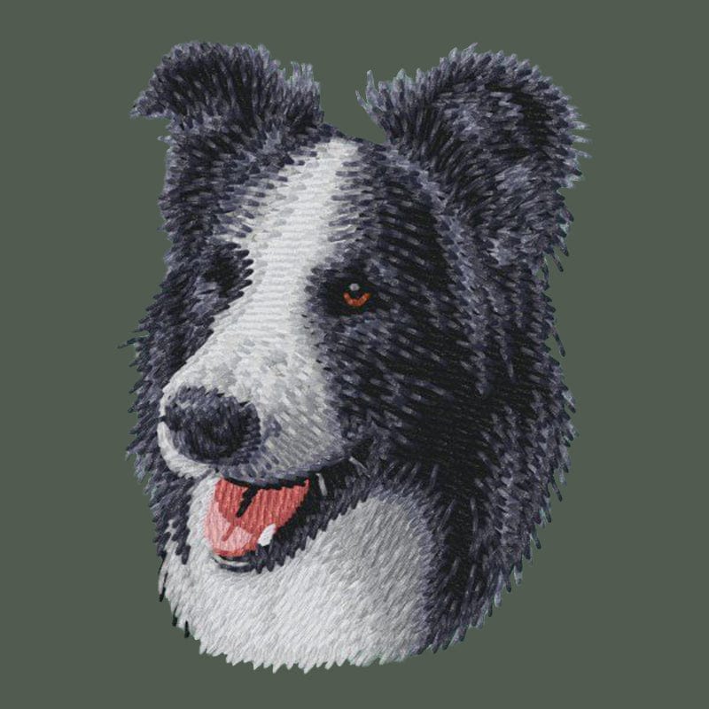 Border Collie Embroidered Baseball Cap
