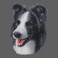 Border Collie Embroidered Women's Fleece Jacket