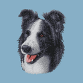 Border Collie Embroidered Classic Long Sleeve Shirt