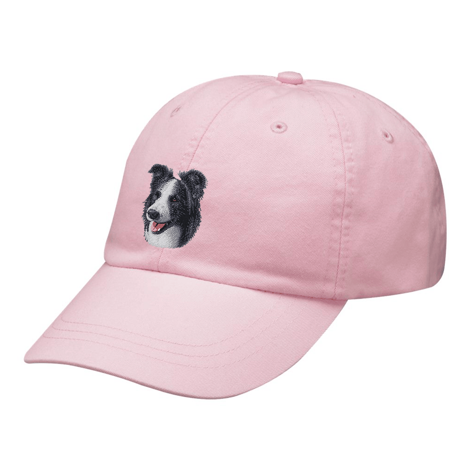 Border Collie Embroidered Baseball Cap