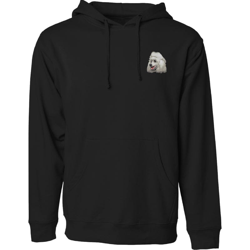 Poodle Embroidered Sweatshirt Hoodie