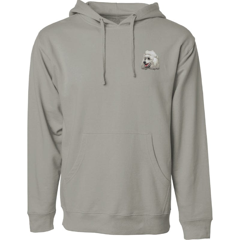 Poodle Embroidered Sweatshirt Hoodie