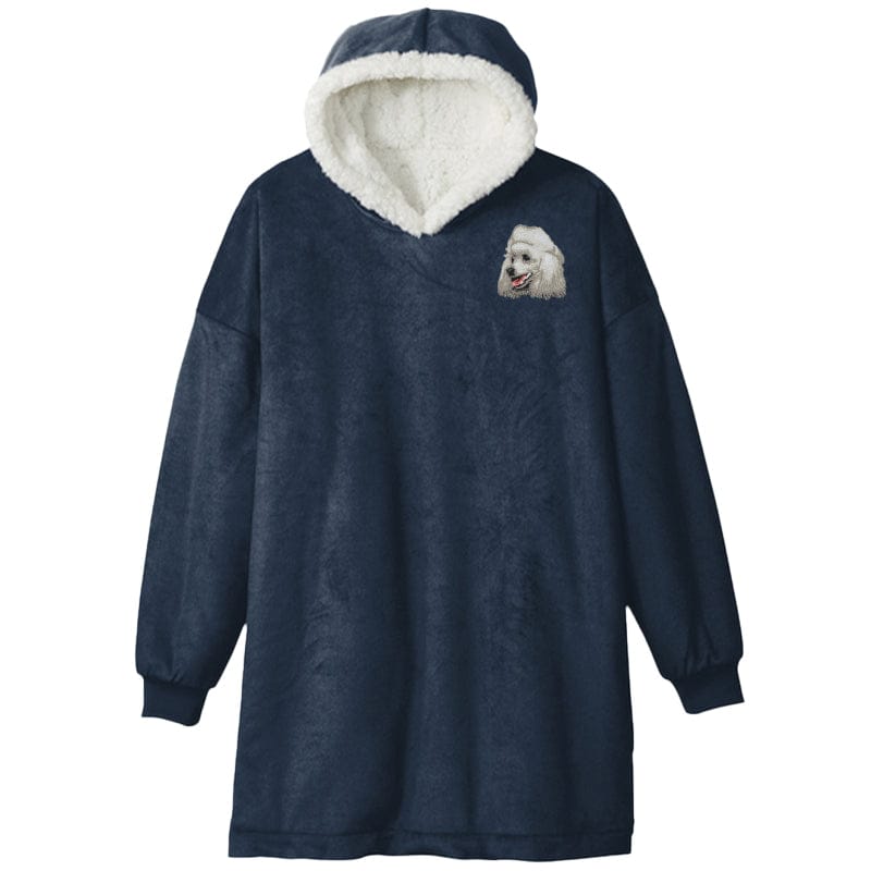 Poodle Embroidered Wearable Blanket