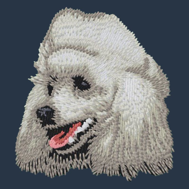 Poodle Embroidered Wearable Blanket