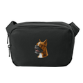 Boxer Embroidered Crossbody Bag